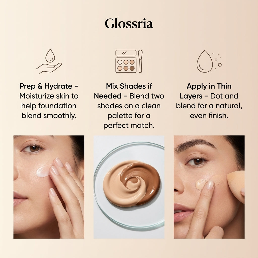 Soft-Matte Adjustable Foundation – Lightweight, Buildable, Hydrating Formula