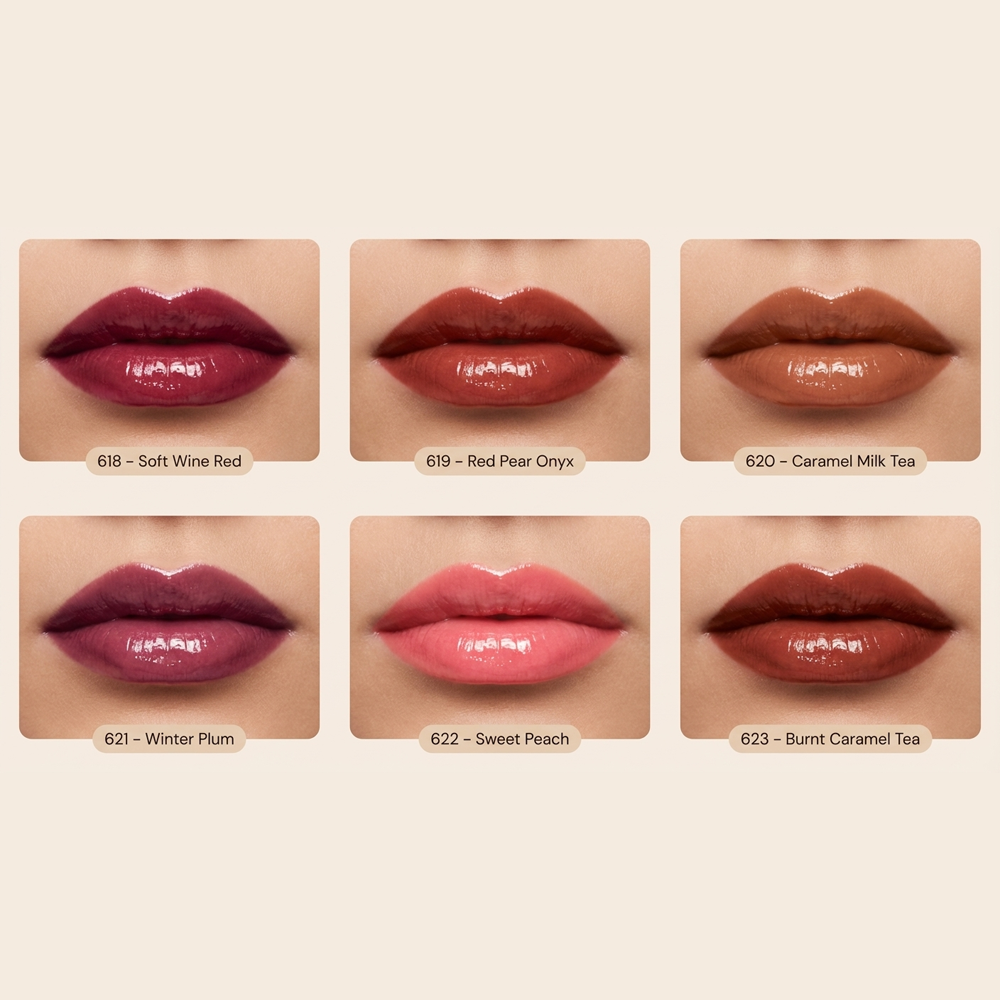 Glossria Mirror-Gloss Lip Tint – Hydrating Crystal Shine, Long-Lasting & Non-Sticky