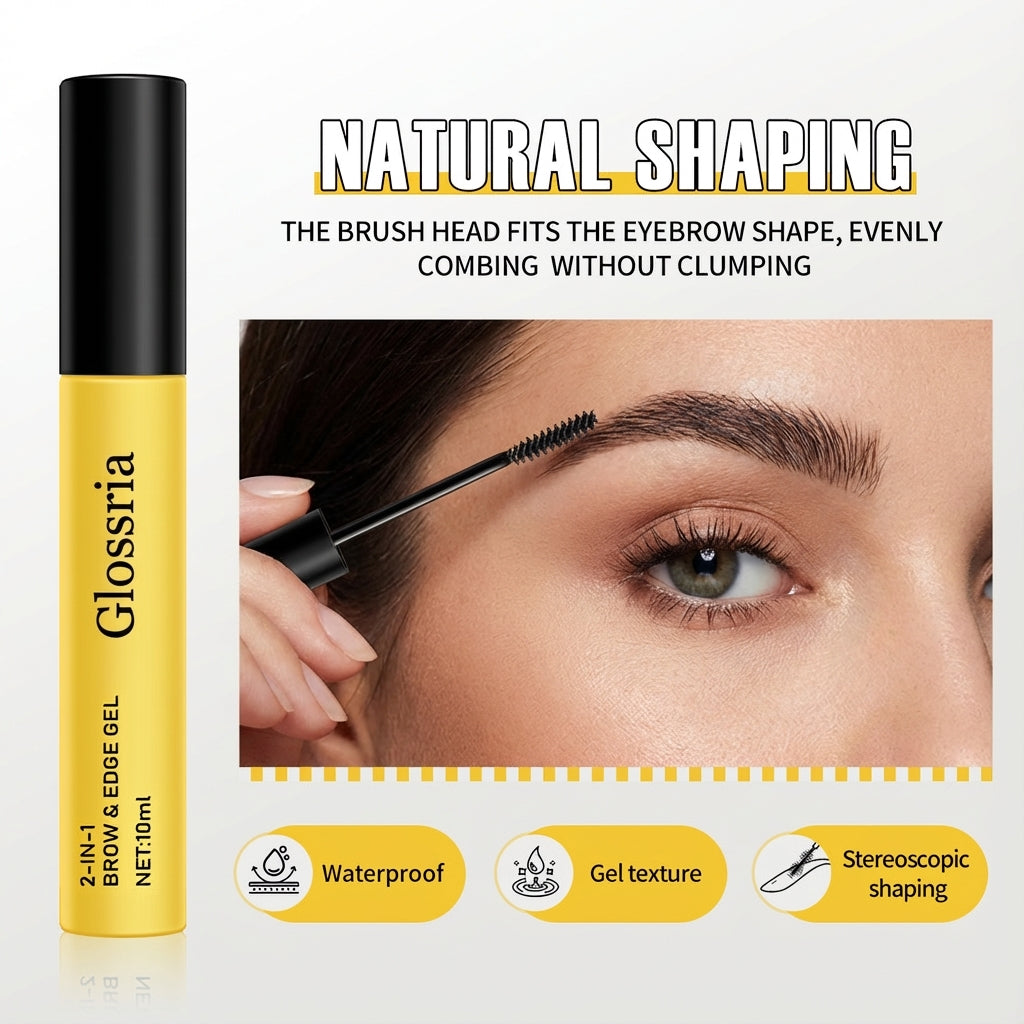 2-in-1 Brow Styling Gel | Long-Lasting Hold | Waterproof & Smudge-Resistant